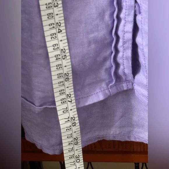 Fat Face Lavender Linen Shirt - Picture 8 of 8